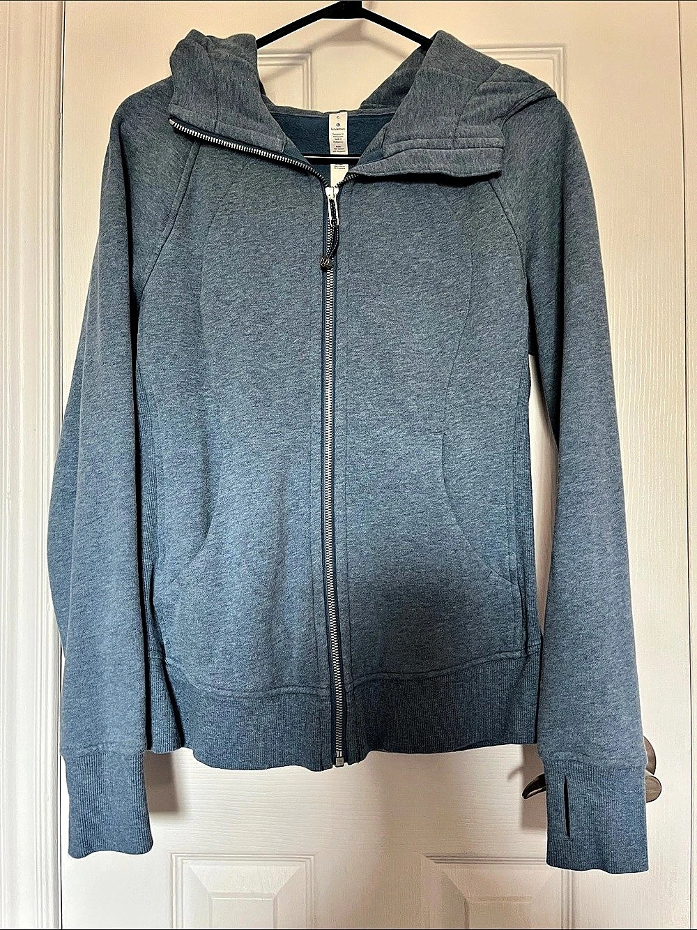 lululemon Scuba Hoodie Full Zip Gray Size 6